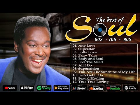 70's 80's Music Hits Soul and r&b - Luther Vandross, Anita Baker, Stevie Wonder, Marvin Gaye