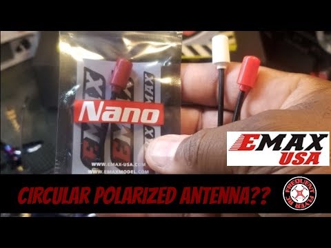 Emax Nano - The World's Smallest Circular Polarized Antenna! - UCNUx9bQyEI0k6CQpo4TaNAw