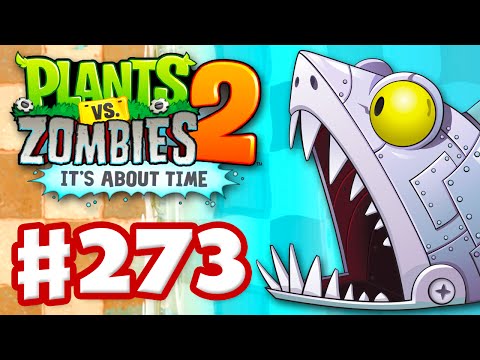 Plants vs. Zombies 2: It's About Time - Gameplay Walkthrough Part 273 - Zomboss Shark Fight! (iOS) - UCzNhowpzT4AwyIW7Unk_B5Q
