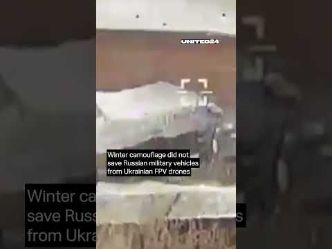 Winter Camouflage Did Not Save Russian Military Vehicles. Ukrainian FPV Drones Destroyed Equipment - UCX-xHRN9CnoXto5gcPskANA