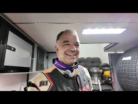Lance Dewease discusses Saturday's runner-up finish against High Limit at Port Royal - dirt track racing video image