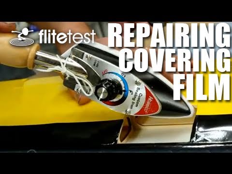 Flite Test - Repairing Covering Film - FLITE TIP - UC9zTuyWffK9ckEz1216noAw