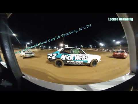 Issy Lockwood Final Carrick Speedway 8/1/22 - dirt track racing video image