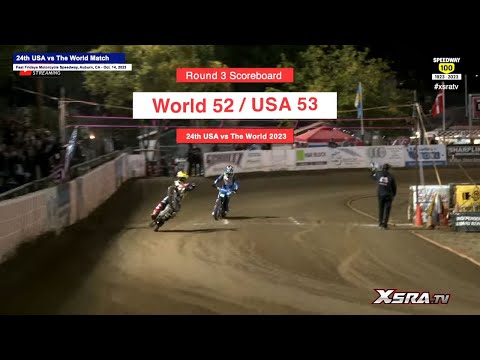 USA Retakes The Lead! Heat 17! USA vs The World! #racing  #speedway  #xsratv - dirt track racing video image