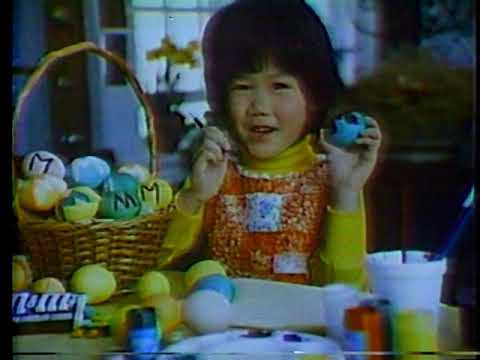 ORIGINAL 1978 M&Ms Thank You Easter Bunny commercial