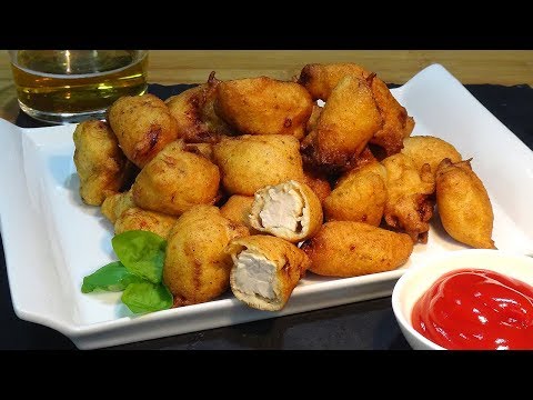 Receta Buñuelos de pollo, súper fáciles y riquísimos - Recetas de cocina, paso a paso, tutorial - UC5ONfXPjWgqElh0NZaRJ1tg