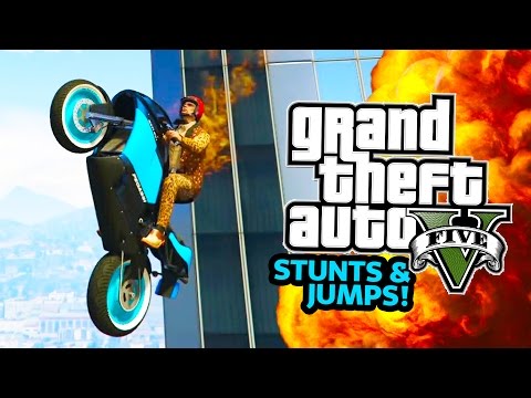 GTA 5 EPIC STUNTS and JUMPS! GTA 5 Stunt Races & MORE GTA 5 Online Jobs! (GTA 5 PS4 Gameplay) - UC2wKfjlioOCLP4xQMOWNcgg