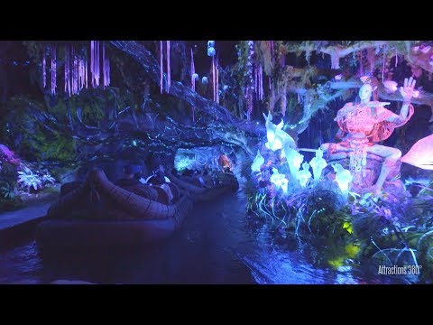 [4K] Avatar Land Boat Ride - Na'vi River Journey - Pandora - Animal Kingdom - UCbDGvfJHf0r_WjS9voB8POA