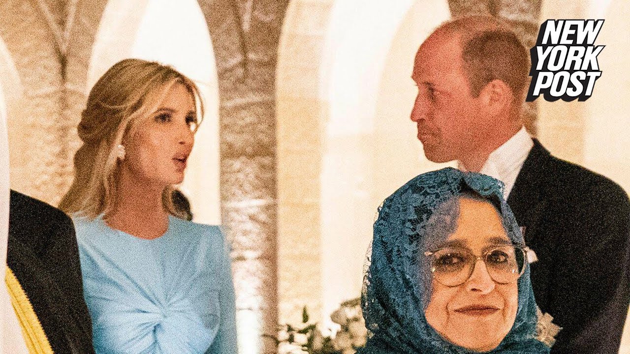Ivanka Trump seen chatting with Prince William at Jordan royal wedding