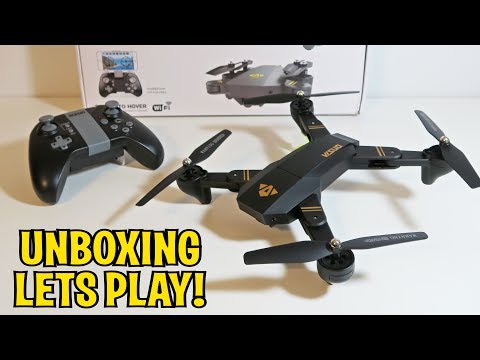 UNBOXING & LETS PLAY -VISUO TIANQU XS809W Foldable - DJI Mavic Clone - Toy Drone Review - UCkV78IABdS4zD1eVgUpCmaw