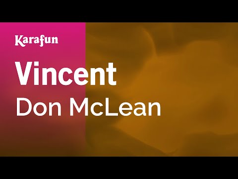 Karaoke Vincent (Starry & Starry Night) - Don McLean * - UCbqcG1rdt9LMwOJN4PyGTKg