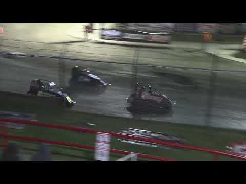 10.19.23 POWRi Outlaw Micro Sprint League | KKM Giveback Night 1 Highlights - dirt track racing video image