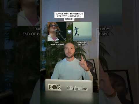 Songs That Transition Perfectly Into Each Other: Djo “End Of Beginning” & Steve Lacy #shorts