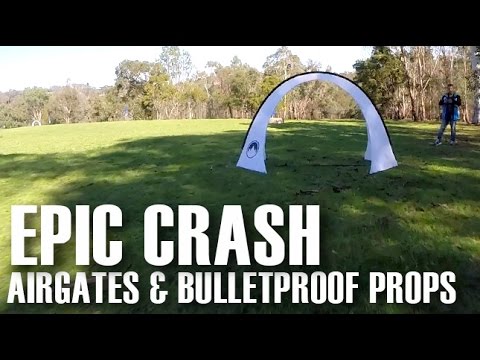 FPV Racing MiniQuad Gates - BulletProof Props - Epic Crash - UCOT48Yf56XBpT5WitpnFVrQ