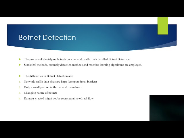 Botnet Detection Using Machine Learning