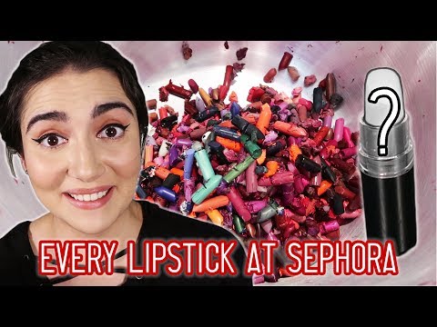 Melting Every Lipstick From Sephora Together - UCbAwSkqJ1W_Eg7wr3cp5BUA