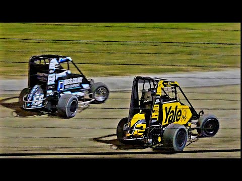 Meeanee Speedway - Dusty Rhoades TQ Midgets Memorial + 20 Lapper Feature - 31/3/24 - dirt track racing video image
