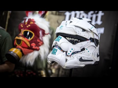 Sculpting Gas Masks and Helmets from Sneakers! - UCiDJtJKMICpb9B1qf7qjEOA