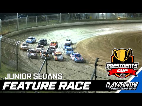 Junior Sedans | President's Cup Night - Darwin - 9th Aug 2025 | Clay-Per-View - dirt track racing video image