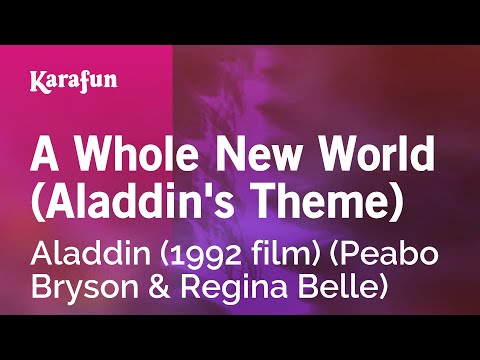 Karaoke A Whole New World - Aladdin * - UCbqcG1rdt9LMwOJN4PyGTKg