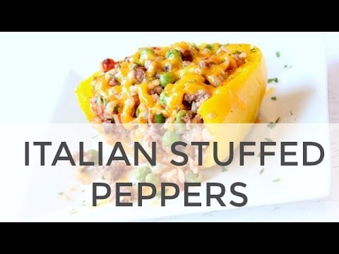 Stuffed Peppers Recipe | How To Make Healthy Italian Stuffed Peppers Recipe - UCj0V0aG4LcdHmdPJ7aTtSCQ