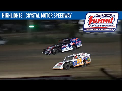 DIRTcar Summit Modified Nationals | Crystal Motor Speedway | July 12, 2024 | HIGHLIGHTS - dirt track racing video image