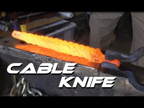 Forging a Knife From Cable - UCpDJl2EmP7Oh90Vylx0dZtA