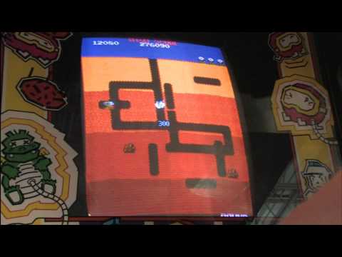 Classic Game Room - DIG DUG arcade machine review - UCh4syoTtvmYlDMeMnwS5dmA
