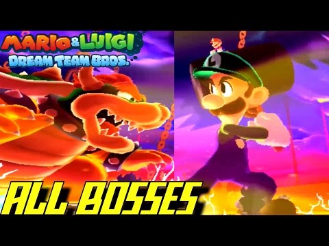 Mario & Luigi: Dream Team - All Bosses (NO DAMAGE) - UC-2wnBgTMRwgwkAkHq4V2rg