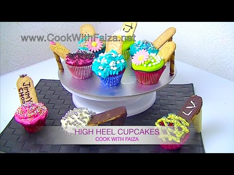 HIGH HEEL CUPCAKES *COOK WITH FAIZA* - UCR9WXUxcp0bR9OWi5ersIHw