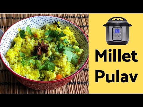 Millet pulao recipe in Instantpot || How to cook millets in Insatantpot || Millet Indian recipes