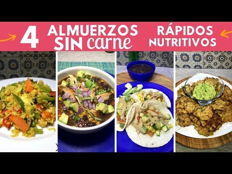 4 almuerzos SIN carne nutritivos y rendidores | Cocina de Addy - UC-sOsYySa0l_u0EqJlxMuGA