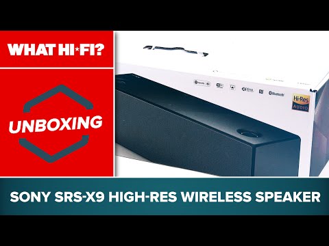 Sony SRS-X9 high-res wireless speaker - unboxing and first look - UCrJ7LFD3Kksdzgb4G0zfISQ