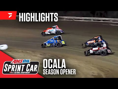 𝑯𝑰𝑮𝑯𝑳𝑰𝑮𝑯𝑻𝑺: Ocala Speedway | USAC AMSOIL National Sprint Cars | Winter Dirt Games | February 9, 2024 - dirt track racing video image