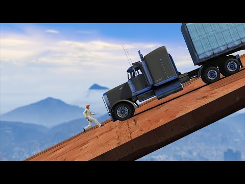 RUN FROM THE TRUCKS! (GTA 5 Funny Moments) - UCfLuMSIDmeWRYpuCQL0OJ6A