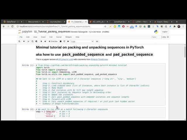 Pytorch Packed Sequence Tutorial