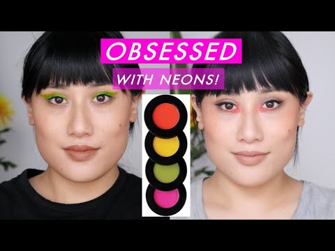 Melt Cosmetics Radioactive Stack: 2 Ways to Wear Neons / USING ALL MY PALETTES SERIES