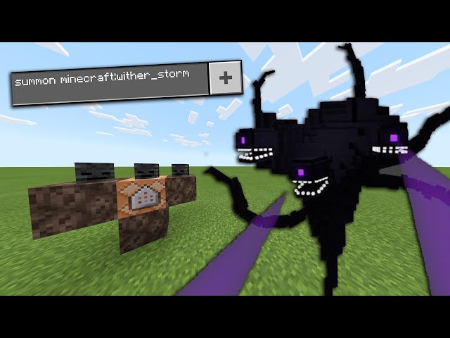 How do you summon the Wither storm in Minecraft?