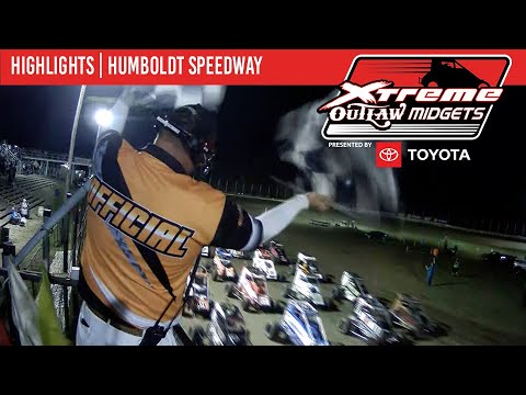 Xtreme Outlaw Midget Series | Humboldt Speedway | May 5, 2023 | HIGHLIGHTS - dirt track racing video image
