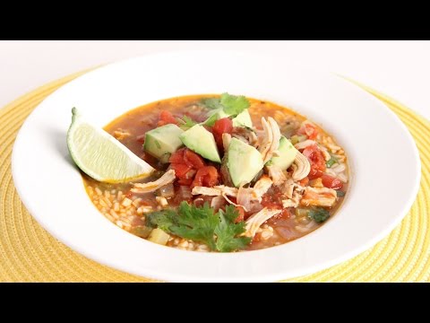 Quick Chicken Rice & Lime Soup Recipe - Laura Vitale - Laura in the Kitchen Episode 973 - UCNbngWUqL2eqRw12yAwcICg