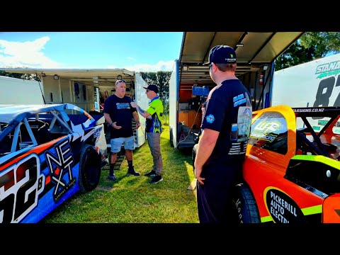 2024/25 Opening Night Preshow Interviews @ Meeanee Speedway - dirt track racing video image