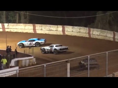 Vintage Full Body Stock at Winder Barrow Speedway 4/13/2024 - dirt track racing video image