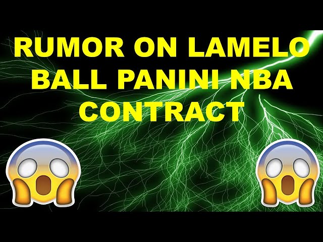Lamelo Ball Signs NBA Contract