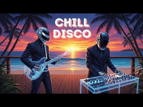 DAFT PUNK VIBES 🌴 | Chill Disco Sunset Jam by the Sea x Funky Guitar Grooves x Retro Synth Flow