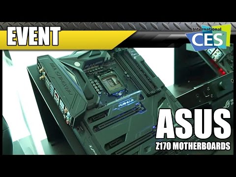 Asus Z170 Motherboards and ROG Swift Monitor  - CES 2016 - UCJ1rSlahM7TYWGxEscL0g7Q