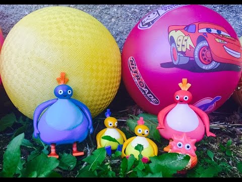TWIRLYWOOS Toys And Large Colorful Bouncy Balls!