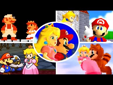 Evolution of Mario rescues Princess Peach (1985-2017) - UC-2wnBgTMRwgwkAkHq4V2rg