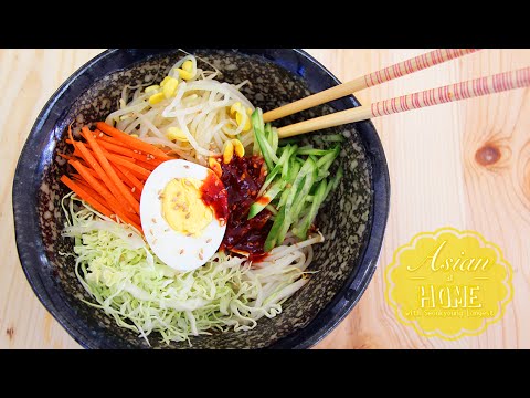 Jjolmyeon Recipe (Korean Spicy Cold Chewy Noodles)  쫄면 만들기 - UCIvA9ZGeoR6CH2e0DZtvxzw