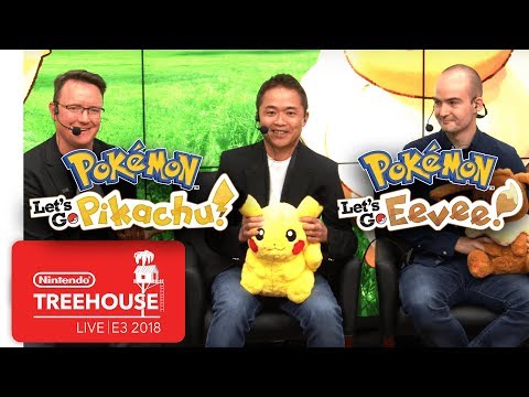 Pokémon: Let's Go, Pikachu! & Pokémon: Let's Go, Eevee! - Nintendo Treehouse: Live | E3 2018 - UCGIY_O-8vW4rfX98KlMkvRg