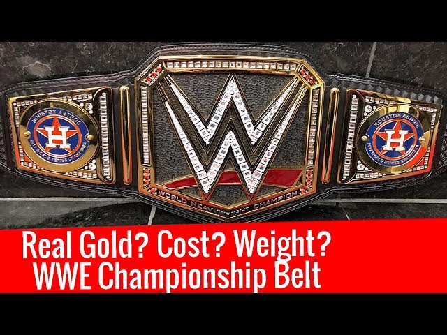How Much Is The WWE World Heavyweight Championship Belt Worth?